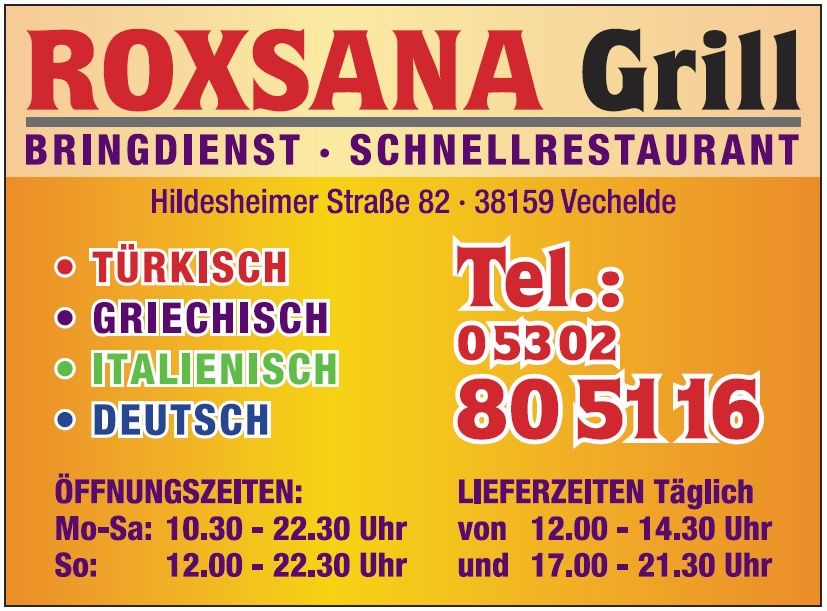 Roxsana grill vechelde